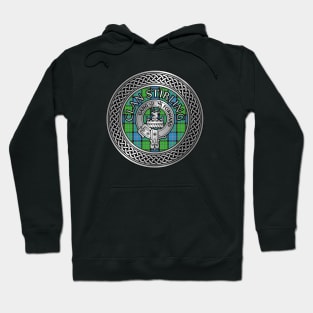 Clan Stirling Crest & Tartan Knot Hoodie